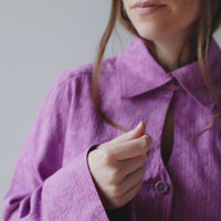 Rodebjer Bahar Stripe Shirt in Orchid