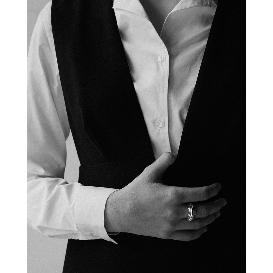 Sapir Bachar Eternity Ring in Silver