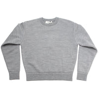 Sayaka Davis Boy-Fit Knit Sweatshirt in Heather Gray