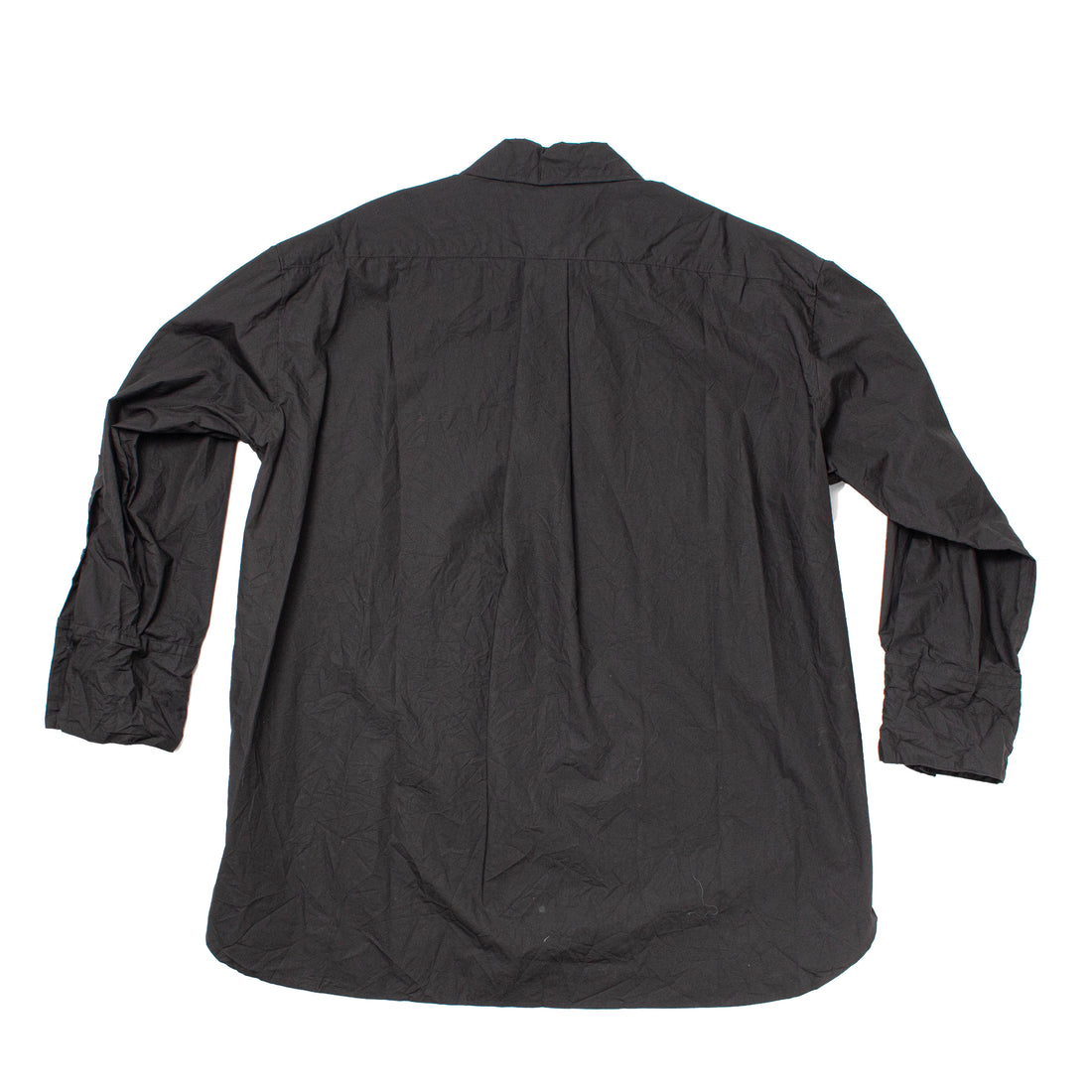 Sayaka Davis Crinkled Oversized Shirt in Black