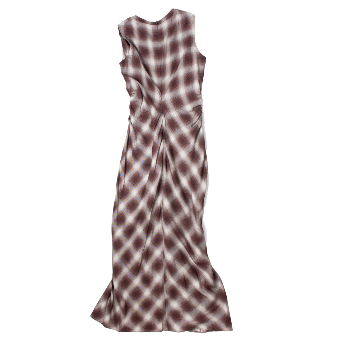 Sayaka Davis Gathered Waist Dress in Plaid
