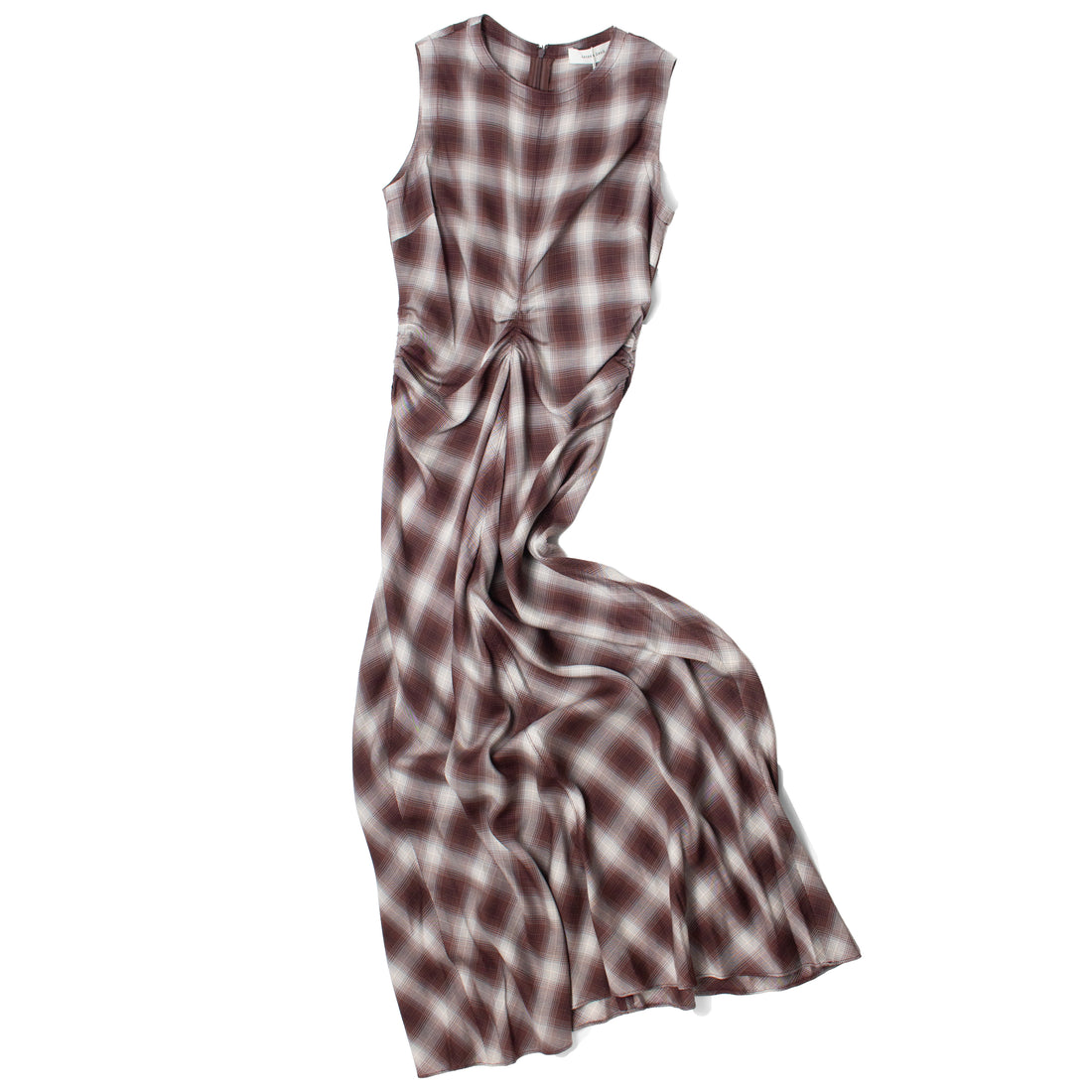 Sayaka Davis Gathered Waist Dress in Plaid