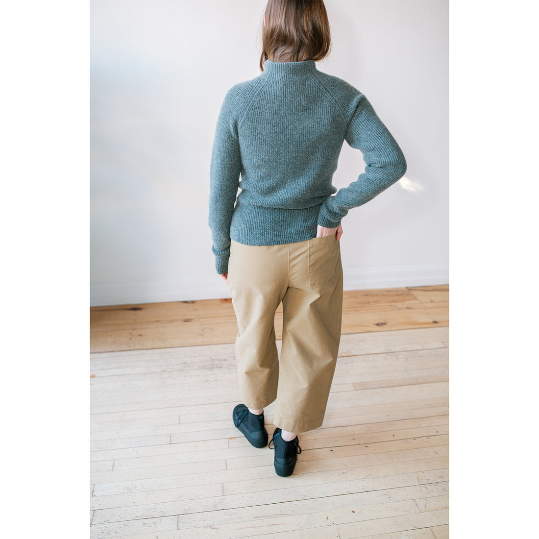 Grei Ovate Baggy Pant Twill in Khaki