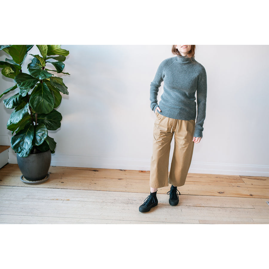 Grei Ovate Baggy Pant Twill in Khaki