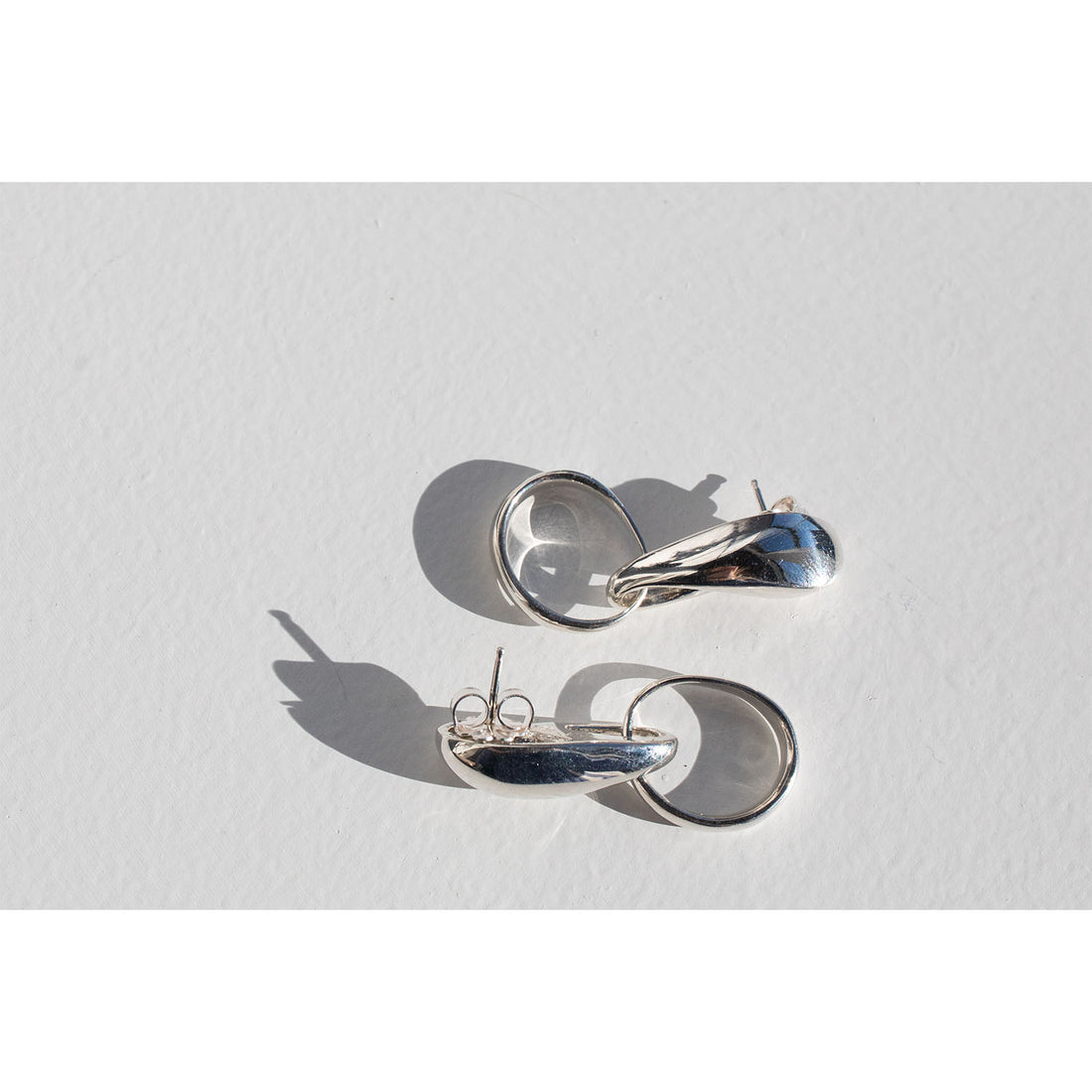 Leigh Miller Loop Hoops in Sterling Silver