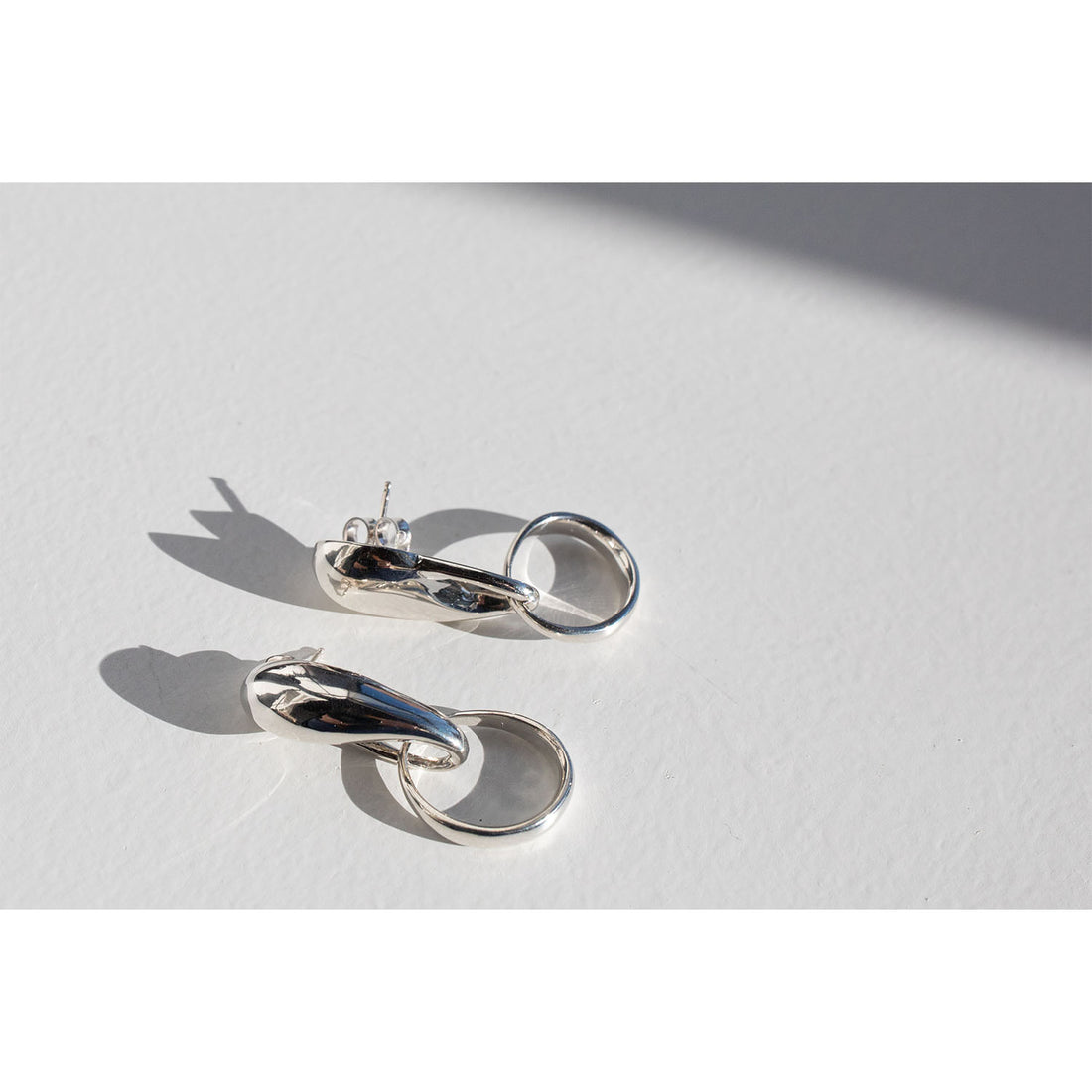 Leigh Miller Loop Hoops in Sterling Silver