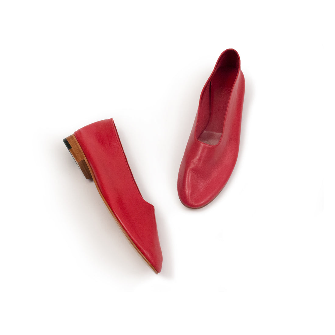 Martiniano Glove Flat in Red
