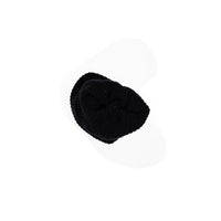 Mature Ha Pleats Knit Cap in Black