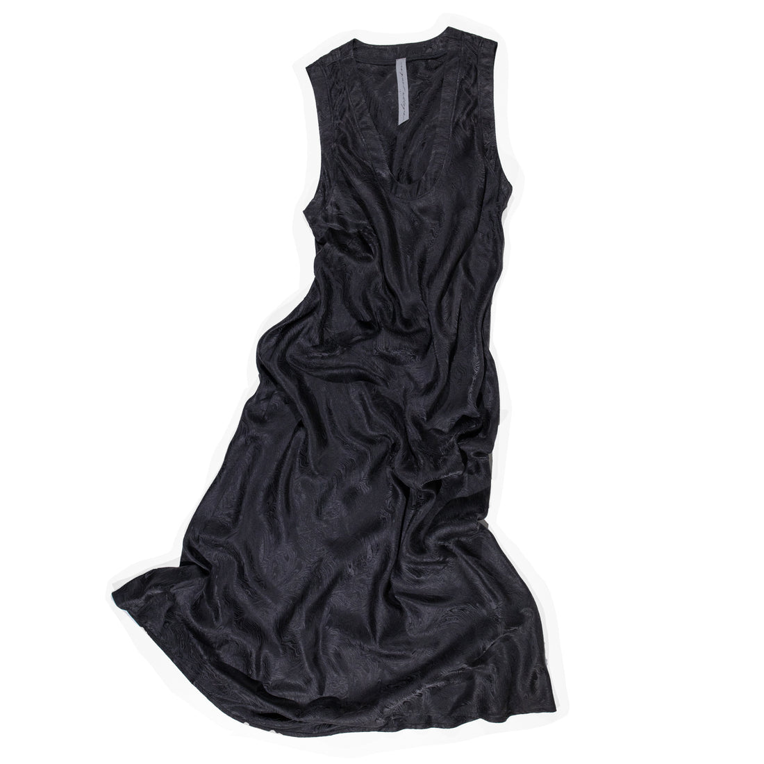 Raquel Allegra Silk Kennedy Midi Dress in Black