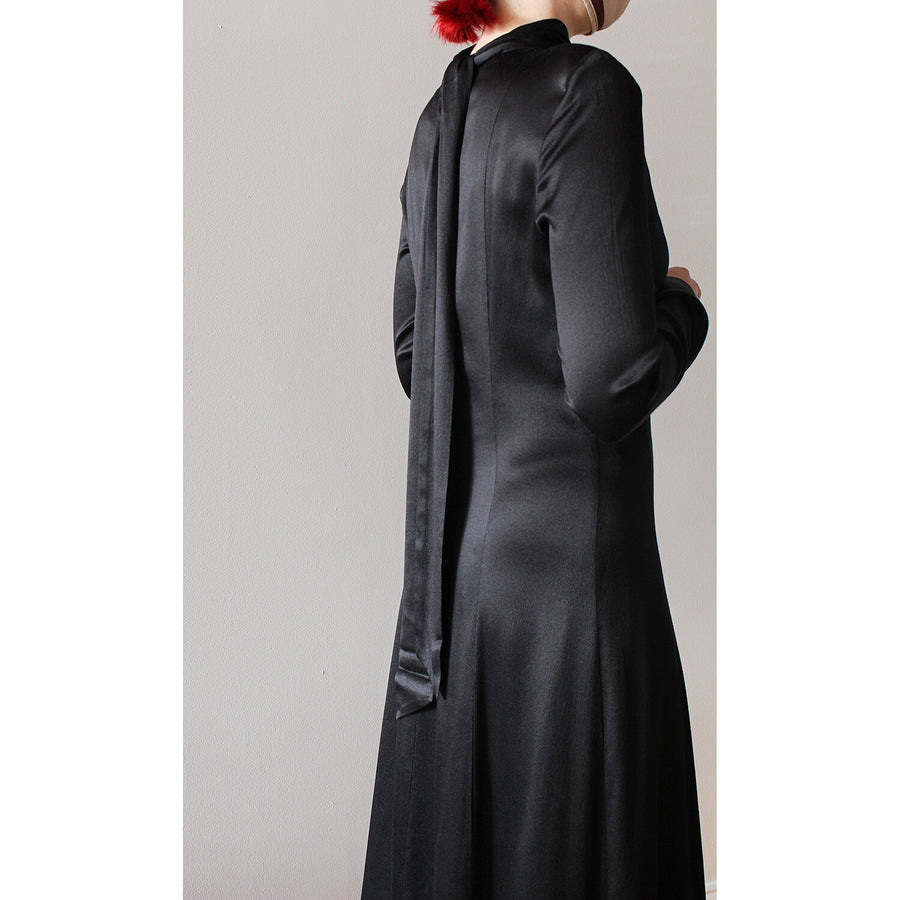 Rodebjer Acela Silk Dress in Black