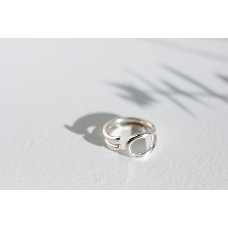 Sapir Bachar Paisley Ring in Sterling Silver