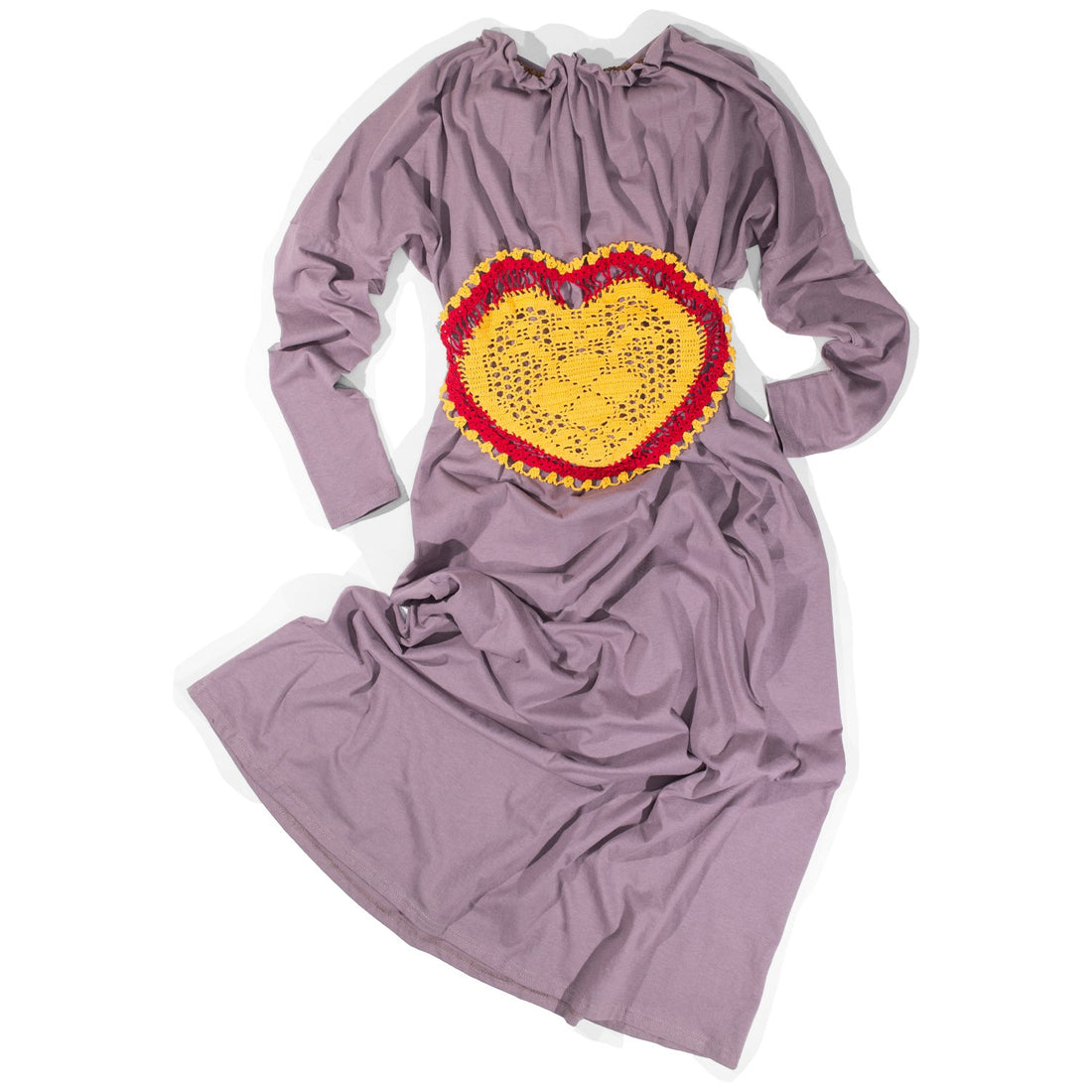 Diotima Cuore Dress in Yellow-Red